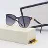 Anteojos Gafas de sol de diseñador para hombre Marcos de metal Policarbonato Material de la lente Asuntos comerciales TAC Todos coinciden con rectángulo completo Marcos de gafas Gafas Vienen con caja