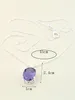 Handmade Jewelry Gift Solid 925 Sterling Silver Plated Oval Purple Amethyst Gemstone Fashion Pendants for Necklace Jewelry