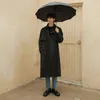 メンズトレンチコートIEFB 2023 Musim Gugur Mode Korea Baru Jaket Berkancing Dua Baris Pria Tengah Panjang Longgar Tampan Jas Hujan Sabuk 9y5262 230328