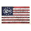 2nd Amendment Vintage American Flag Outdoor Banner Flag 90cm*150cm Polyester Garden Flags USA College Basketball Flags W00261