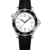 Eramic ramka luksusowa zegarek 42 mm men Orologio męscy luksusowe designerskie zegarki automatyczne ruch mechaniczny Montre de lukse zegarek NATO 300MWatche
