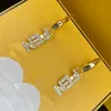 Fashion Classic Letter Earrings Simple Womens Studs Luxury Designer Jewelry Earring Hoop Gift For Women Heart Wedding Charm Ear Stud