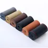 Stuurwielafdekkingen 50JA Universal Car Stitch on Wrap Cover Anti-Slip Leather Diy Hand Sewing Accessoire voor 14.1in