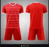 T-shirts voor heren 2223 Voetbalset Men Uniform Custom Soccer S Shirt Set Set Set Pak TraSuit Z0328