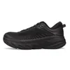 HOKA Bondi 7 ONE running shoes Clifton 6 Mens Sneakers Triple Black White Amber Yellow summer song Nimbus Cloud Men Women Designer Trainers