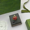 Luxusdesigner Ring Liebesring Strawberry Ring Mode Eröffnungsring Klassiker Stil Männer und Frauen für passende Diamanten geeignet