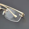 10% di sconto sui nuovi occhiali da sole da uomo e da donna firmati di lusso 20% di sconto sulla serie Moda senza bordi Montatura per lenti miopia Pure Titanium Business Eye