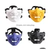 Masques De Fête Effrayant Sourire Fantôme Demi Masque Forme Réglable Tactique Chapeaux Protection Halloween Costumes Accessoires Gd1037 Dr Dhn4P