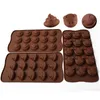 DIY Siliconen Mold Smiling Face Shell Little Coke Mold Cake Cake Chocolates Ice Rooster Mallen