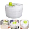 Fruit Vegetable Tools Vegetables Salad Spinner Lettuce Leaf Vegetable Dehydrator Greens Washer Dryer Drainer Crisper Strainer For Washing Drying Leafy 230328