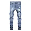 Herrenhose Skinny Ripped Denim Jeans Distressed Work Stretch Slim Fit Hose S3XL Hochwertige Kleidung für 230328