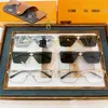 Najlepsze luksusowe okulary przeciwsłoneczne 20% zniżki na rodzinny metalowy styl Z1700U pudełko puste spersonalizowana moda
