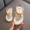 Sandals Summer Rhinestones Girls Sandals Leather Sequins Glitter Infant Toddler Baby Girls Shoes Kids Children Sandals Baby Girl Sandals W0327