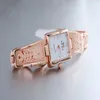 Armbanduhren Mode Frauen Uhren Edelstahl Rose Gold Uhr Luxus Quarzuhr Relogio feminino