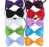 Vêtements pour chiens 1 pièce réglable chien chat noeud papillon cou animal de compagnie chien noeud papillon chiot arcs animal de compagnie différentes couleurs approvisionnement