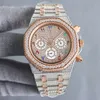 Mens Diamond Watch zegarek Automatyczne zegarki mechaniczne 40 mm klasyczny zegarek zegarek na rękę zegarek na rękę Montre de lukse Waterproof Waterproof STEAL STEL STEL ARABIC