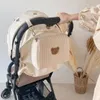 Diaper Bags Korean Bear Embroidery Baby for Stroller Mommy Reusable born Care Nursery Organizer Nappy Changing Mom 230328