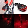 Vélo Lumières Accessoires Feu Arrière Route Étanche Laser Vélo LED Clignotant Lampe Arrière Avertissement De Sécurité