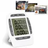Timers المطبخ LCD متعددة الوظائف Digital Timer 3 عرض قناة المطبخ المقياس مؤقت المنبه الإلكترونية العد التنازلي لأسفل Back Bracket 230328