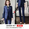 Women's Two Piece Pants Style Women's Large Size OL Professional Dress Suit Women Long Sleeve Tooling Two-piece Set