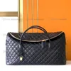 Es Giant Travel Bag In Quilted Leather Black Maxi Supple Bag Top Handles duffle Fashion designer womens mens Zip Closure Case Luxury large handbags