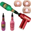 Masturbateurs Fascia Pistolet De Massage Sex Machine Adaptateur Masturbateur Masculin Coupe Bouteille De Bière Réaliste Vagin Érotique Adulte Homme Sex Toys 230327