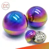 Smoking Pipes New spherical grinder dazzling zinc alloy 3 layers 50mm manual grinder herb grinder