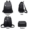 School Bags Soft PU Leather Backpacks for Women Female Shoulder Sac a Dos Casual Travel Ladies Mochilas 230328