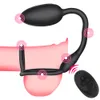 Vibratorer trådlösa cockring vibratorer för män penis ringar anal plug prostate massager manlig onanator kvinnor rumpa dilator sex leksaker par 230327