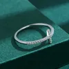 Band Rings Ring Exquisite Sterling Silver S925 Authentic Women's Zircon Crusade Eternal Small Diamond Engagement Party Gift Jewelry 2022 Z0327