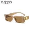 10% OFF Luxury Designer New Men's and Women's Sunglasses 20% Off B-shaped small frame square Korean online Red trend ins personalized