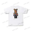 Men's T-Shirts Short Sleeve Camo Cartoon Violent Bear 2023 Summer New Premium Half Sleeve Men's T-Shirt T230328