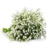 Dekorative Blumen, 38,1 cm, weißes Gypsophila, künstliche Hochzeit, DIY-Dekoration, Arrangement, Kunststoff, Babys Atem, gefälschte Blumen, Heimdekoration