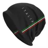 Berets Italy Flag Skullies Beanies Caps Мужчины женщины унисекс уличная одежда зима тепло