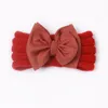 Hair Accessories Toddler Headbands For 1 Year Old Infant Baby Boys Girls Knitted Stretch Color Block Bowknot Flower Headband