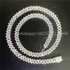 Zuanfa Jewelry Trendy 15mm Width Iced Out 925 Sterling Silver Loose Moissanite Diamond Cuban Link