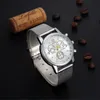 Montres-bracelets SOXY Montre Full Steel Sport Hommes Mode Montres pour hommes Horloge Saat Reloj Hombre Relogio Masculino