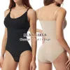 Womens Shapers Shaping Suspender Bodysuit Chest Support Waist Control HipLifting Crotch Opening Jumpsuit Shapewear 230327