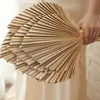 Dekorativa föremål Figurer 5st Natural Dried Palm Leaves Tropical Fans Boho Dry Decor for Home Kitchen Wedding 230327