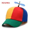 Ball Caps Rainbow Bamboo Dragonfly Baseball Cap Funny Helikopter Propeller Adventure Dad Hat Snapback dla dorosłych dzieci