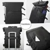 Schultaschen Heroic Knight Männer Rucksack Wasserdicht Rollup Frauen Reisen Erweiterbar USB Aufladen Große Kapazität Laptop Tasche Mochilas 230328