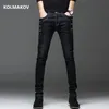 Mode klassieke denim skinny jeans mannelijke heren casual hoogwaardige broeken