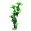 Flores decorativas 2 PCs Artificial Coconut Tree Aquarium Acessórios Rockery Fake Palm Trees Child Miniature Child