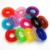 150 pièces attaches de cheveux en spirale sans pli cordon de téléphone élastique couleurs de bonbons bobines de cheveux en spirale anneaux de cheveux porte-queue de cheval coloré cheveux A6988442