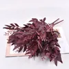 Dekorativa blommor Trendiga realistiska fräscha blommor Arrangemang Artificial Willow Leaves Branch UV-resistent Fake Plant Home Decor