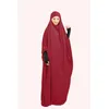 Ubranie etniczne z kapturem Khimar muzułmańskie kobiety Pełna okładka Abaya Long Maxi Dress Islamski modlitwa szata Kaftan Jilbab Umrah Eid Ramadan Kult Kult