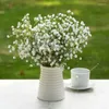 Dekorative Blumen, 38,1 cm, weißes Gypsophila, künstliche Hochzeit, DIY-Dekoration, Arrangement, Kunststoff, Babys Atem, gefälschte Blumen, Heimdekoration