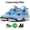 4S Basketball Scarpe da basket Sneaker da donna Scarpe casual Casualità Cat Black Red Thunder UNC Oreo Bianco Oreo Cactus Jack Seafoam MENS DEOMENS ALTRO DOMES SPETTI SPETTI