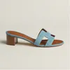 Chaussures de créateurs de sandales pour femmes Skate Summer Fashion Flat à fond plat Slippers Suncreen Design 23ess