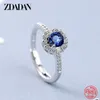 Zdadananillo – bague saphir réglable en argent Sterling 925, bijoux de fête pour femmes, cadeaux Z0327